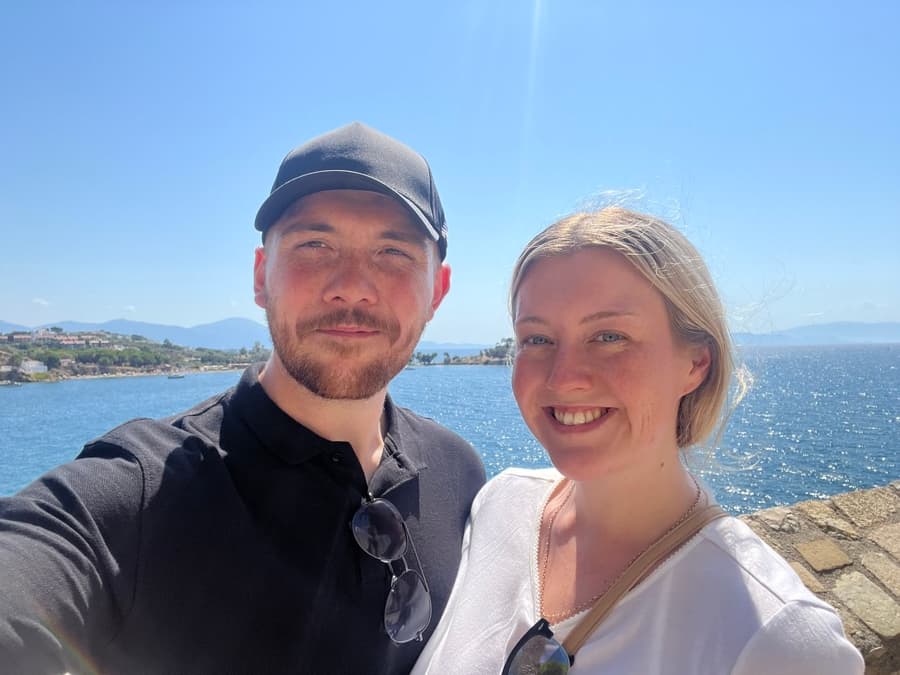 Matt and Kirsty, who built ChefLane together